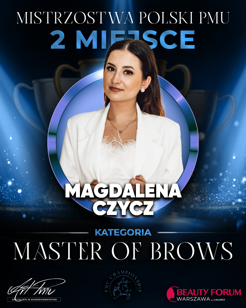 Drugie miejsce w kategorii Master Of Brows - Magdalena Czycz