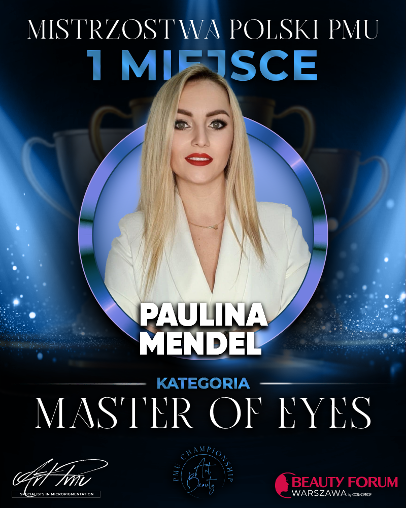 Pierwsze miejsce w kategorii Master Of Eyes - Paulina Mendel