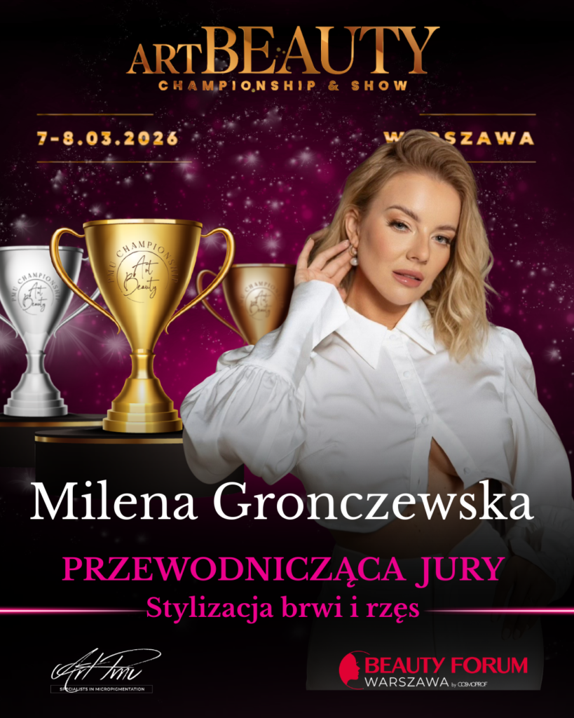 Przewodnicząca Jury Stylizacja brwi i rzęs - Milena Gronczewska
