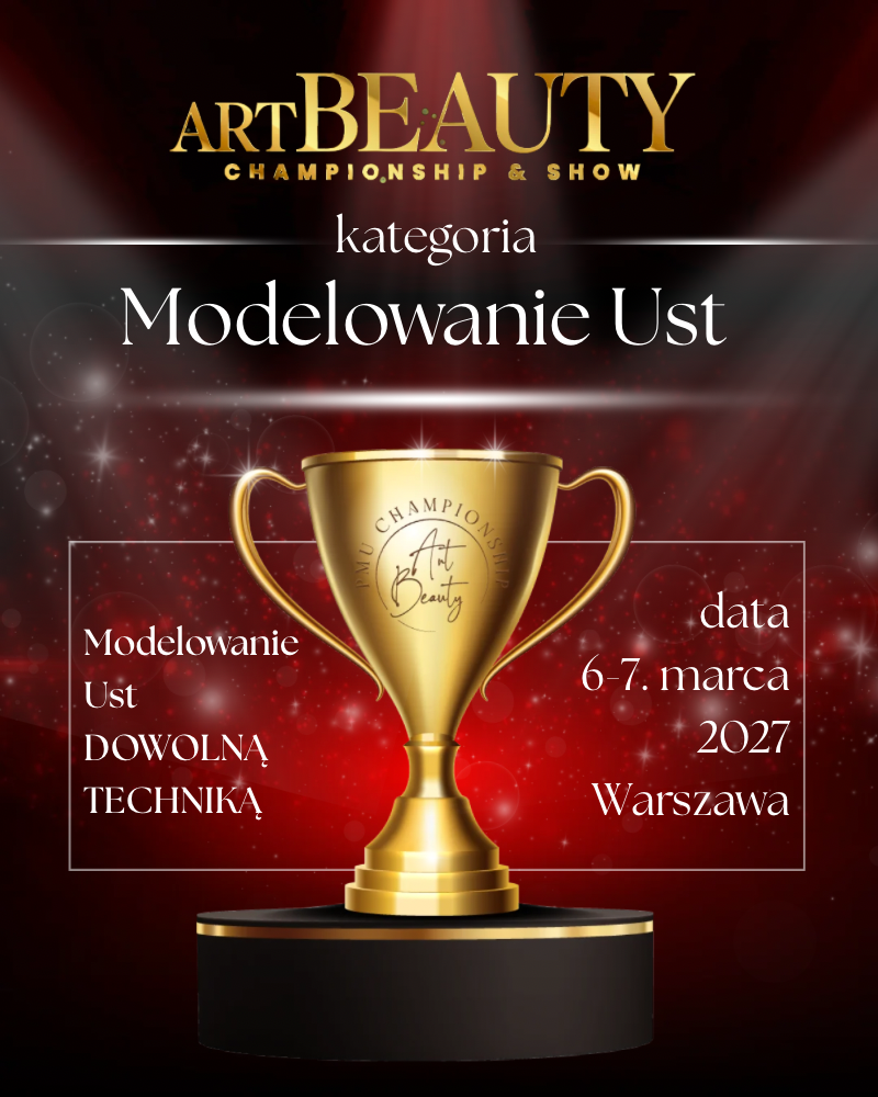 Plakat kategorii Modelowanie Ust , 6-7 marca 2027, Warszawa