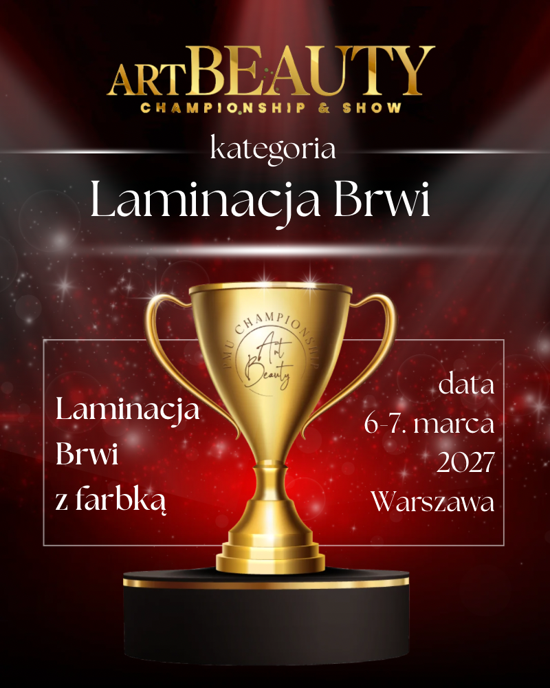 Plakat kategorii Laminacja Brwi , 6-7 marca 2027, Warszawa