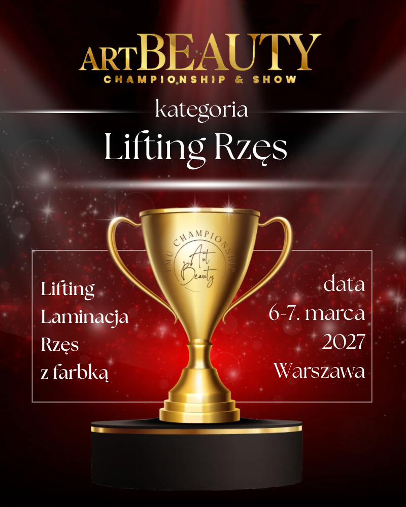 Plakat kategorii Lifting Rzęs , 6-7 marca 2027, Warszawa