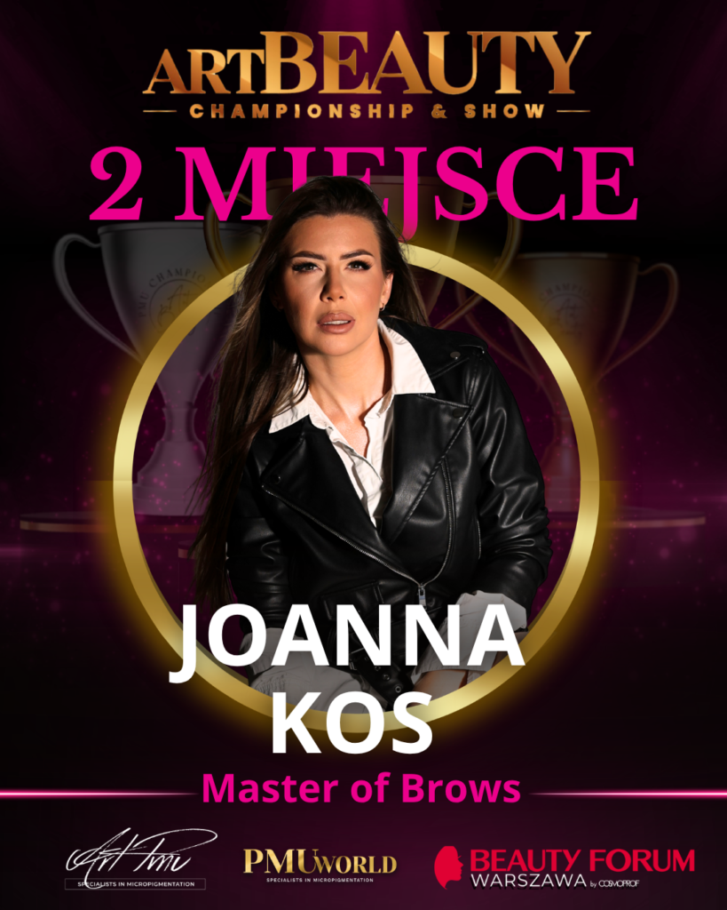 Drugie miejsce w kategorii Master Of Brows - Joanna Kos