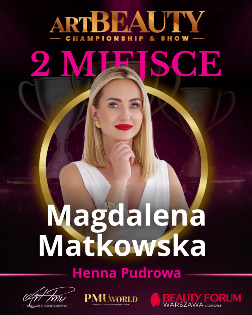 Drugie miejsce w kategorii Henna Pudrowa - Magdalena Matkowska